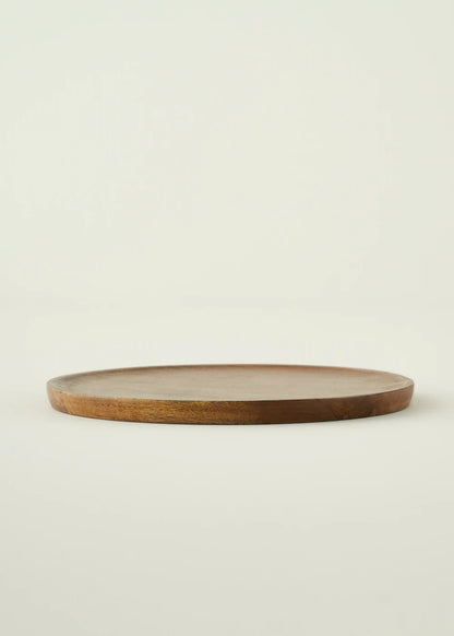 Wooden Mango Sunum Tabağı Naturel (30 cm)