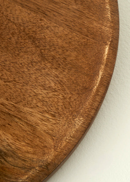 Wooden Mango Sunum Tabağı Naturel (30 cm)