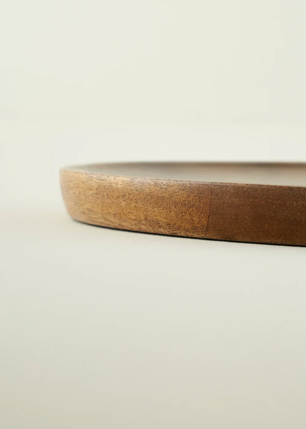 Wooden Mango Sunum Tabağı Naturel (30 cm) - 4