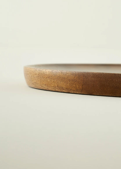 Wooden Mango Sunum Tabağı Naturel (30 cm) - 4