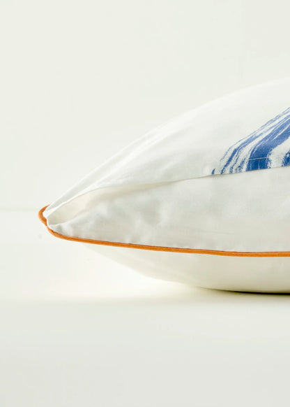 %100 Pamuk Saten Marine - 200x220 cm - MAVİ-BEYAZ 2 - 5