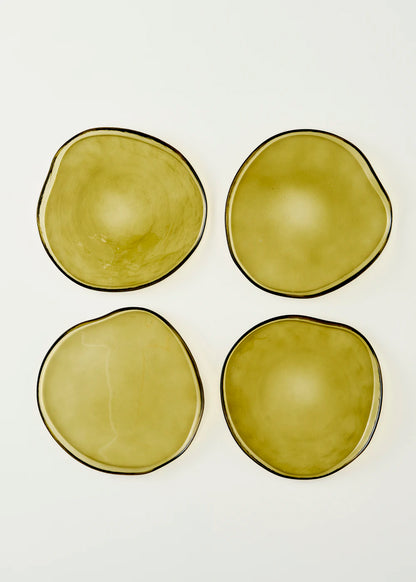 Geo Pasta Tabağı 4'lü Yeşil (21 cm)