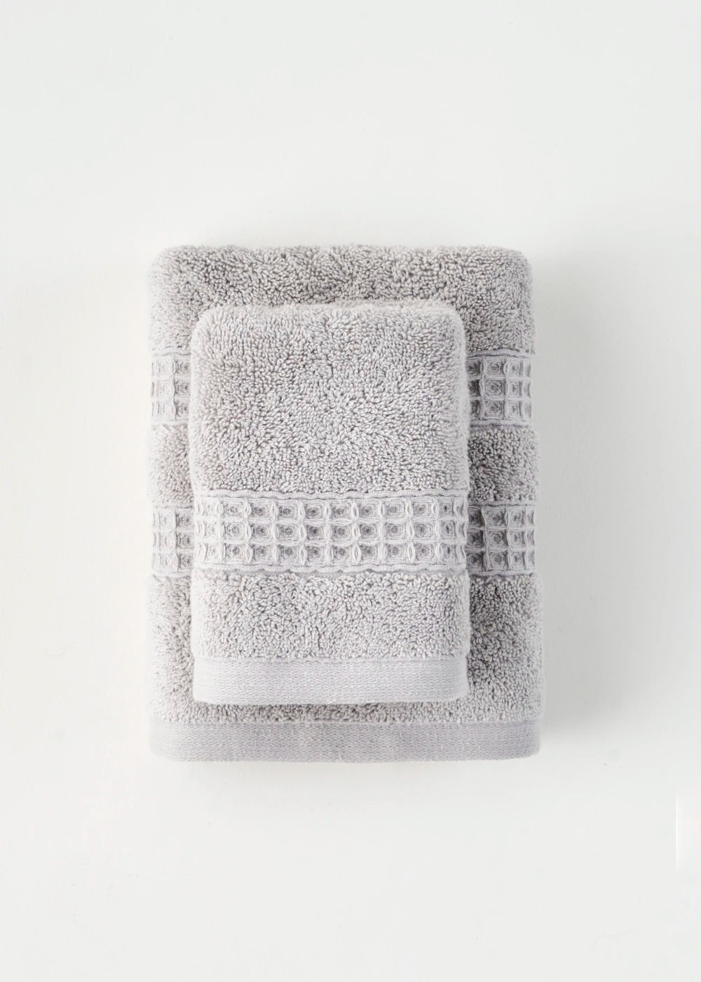 %100 Pamuk Peggy El Havlusu Gri (30x50 cm) - 50x90 cm - GRİ 1 - 3