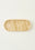 Ephesus Traverten Oval Dekoratif Tabak Naturel (12x28 cm)