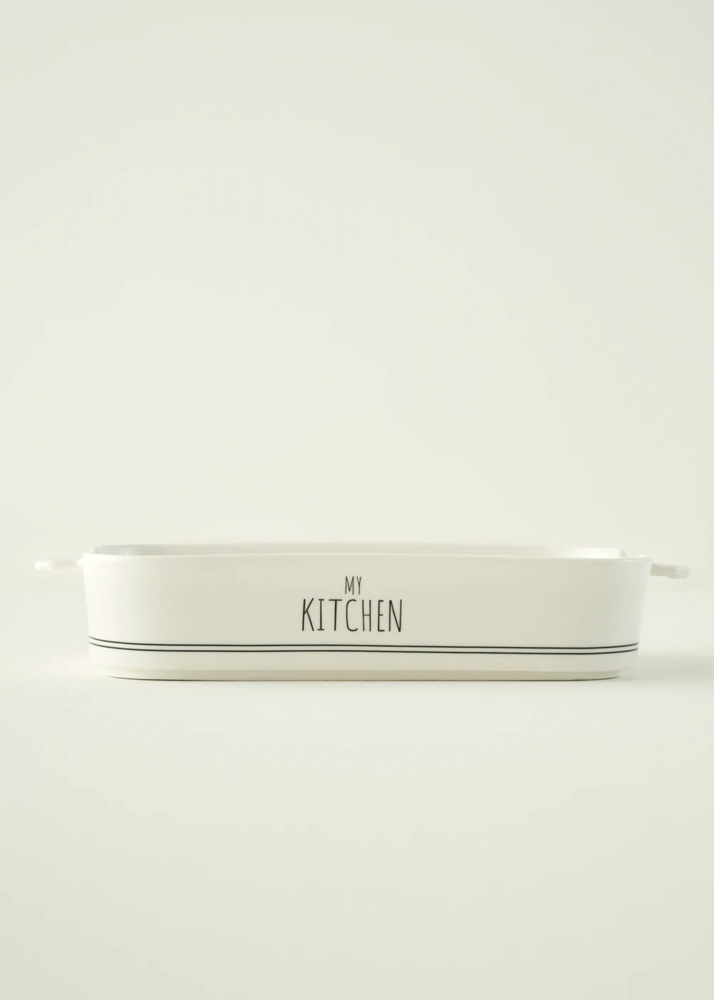 My Kitchen Porselen Fırın Kabı Büyük Boy Beyaz (34,5x21,8x6,2 cm)