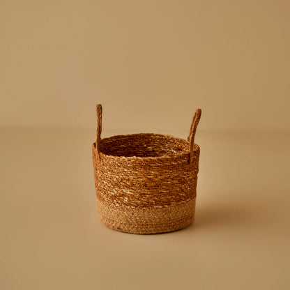 Aster Hasır Dekoratif Sepet Naturel (21x16 cm)