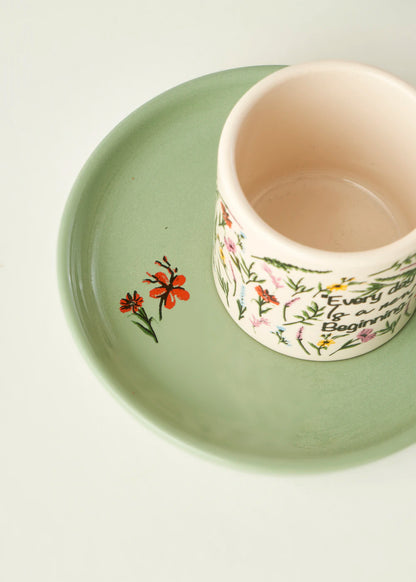 Flores Seramik 2'li Kahve Fincanı Seti (105 cc) - 4