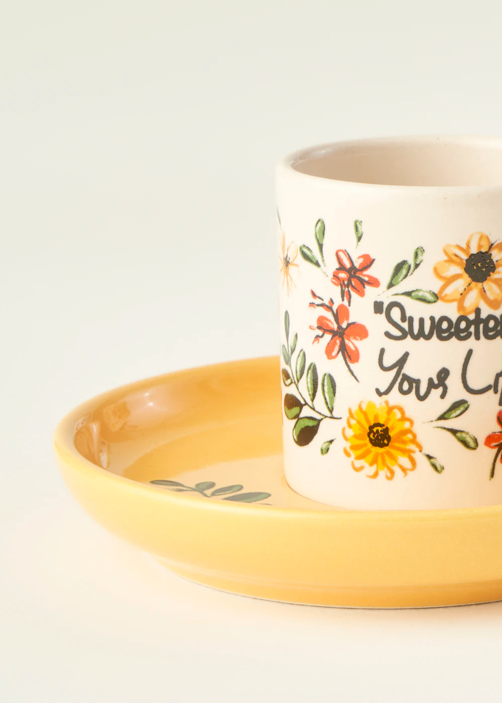 Flores Seramik 2'li Kahve Fincanı Seti (105 cc) - 5
