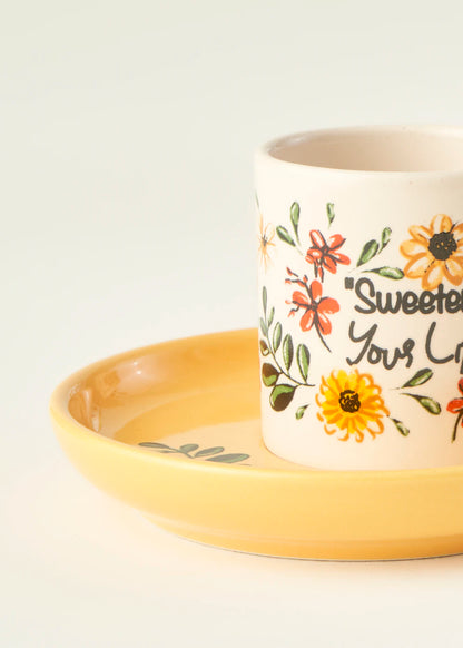 Flores Seramik 2'li Kahve Fincanı Seti (105 cc) - 5