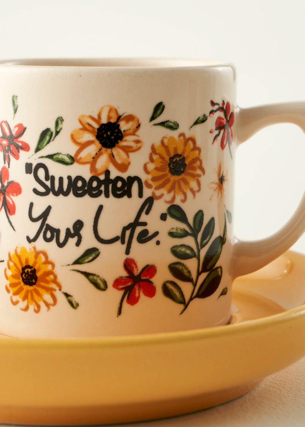 Flores Seramik 2'li Kahve Fincanı Seti (105 cc) - 6