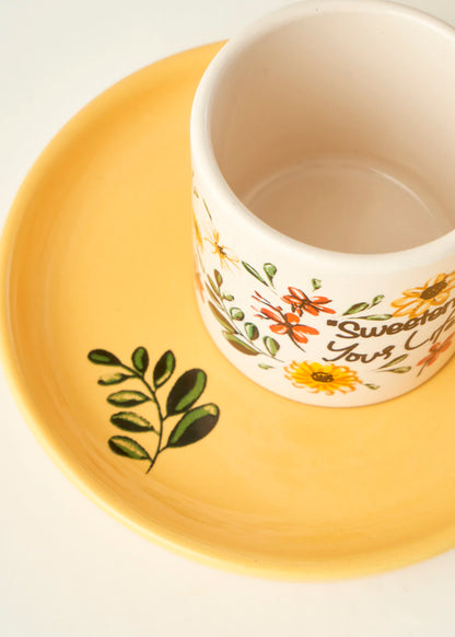 Flores Seramik 2'li Kahve Fincanı Seti (105 cc) - 7