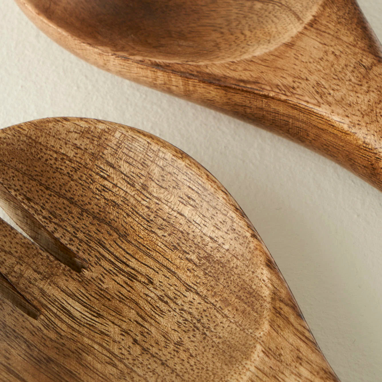 Wooden Mango Salata Servis Seti Kahverengi (28x7 cm) - 2