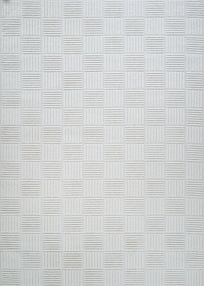 Anemon Modern Halı Beyaz (155x230 cm)