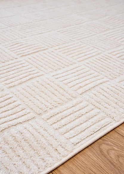 Anemon Modern Halı Antrasit (75x150 cm) - 95x200 cm - BEYAZ - 5