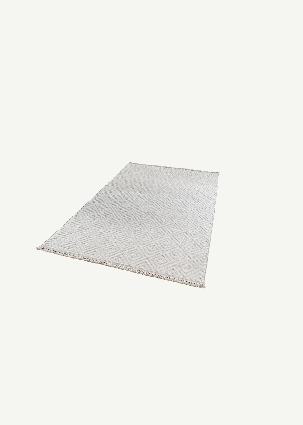 Anemon Modern Halı Antrasit (75x150 cm) - 195x290 cm - KREM - 4