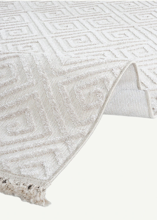 Anemon Modern Halı Krem (75x300 cm)
