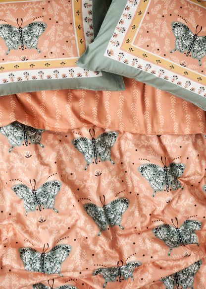 %100 Pamuk Saten Butterfly - 2