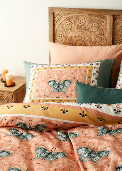 %100 Pamuk Saten Butterfly - 3