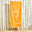 %100 Pamuk Hello Sunshine  Plaj Havlusu Hardal (90x150 cm)