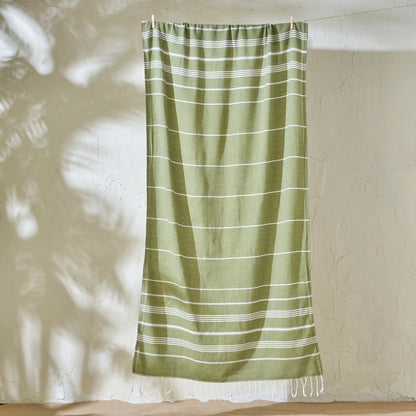 %100 Pamuk Alora Peştamal Yeşil (95x180 cm)