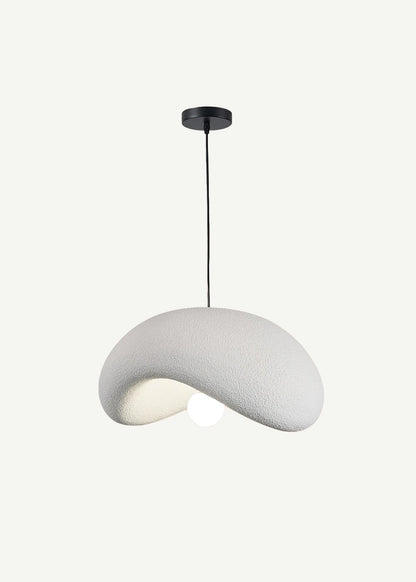 Mirella Büyük Beton Sarkıt Avize Beyaz (50x80 cm)