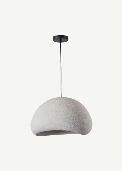 Soleil Büyük Beton Sarkıt Avize Beyaz (50x80 cm) - 3