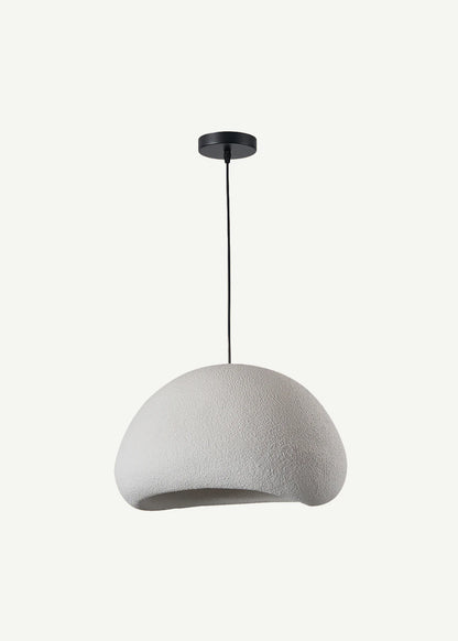 Soleil Büyük Beton Sarkıt Avize Beyaz (50x80 cm)