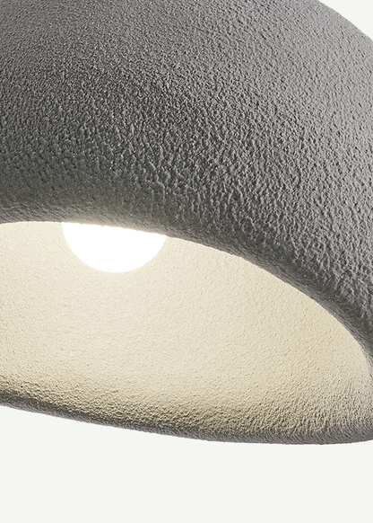 Soleil Büyük Beton Sarkıt Avize Beyaz (50x80 cm) - GRİ - 50x80 cm - 3