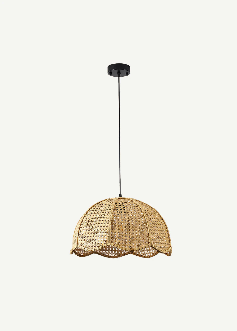 Hana Rattan Avize Naturel (40x80 cm) - 3