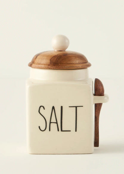 Salt Seramik Kavanoz Krem (330 ml)