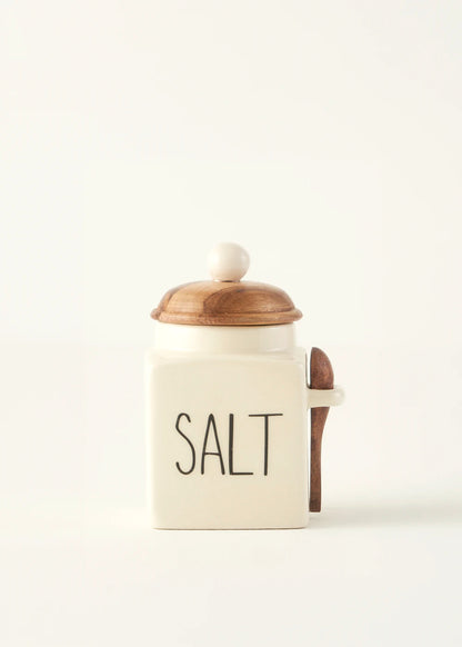 Salt Seramik Kavanoz Krem (330 ml)