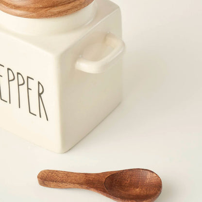 Pepper Seramik Kavanoz Krem (330 ml)
