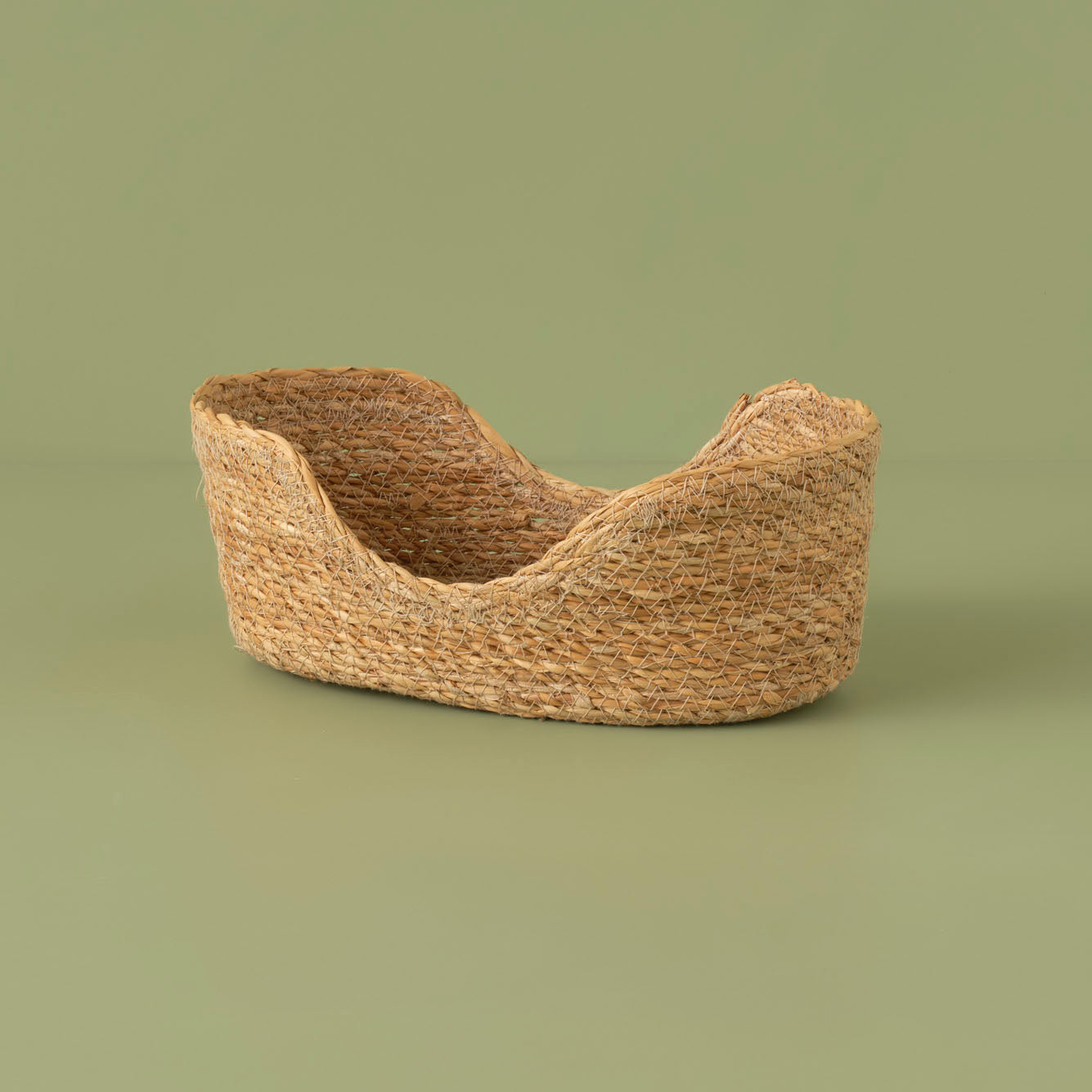 Berry Oval Hasır Sepet Seti Naturel - 3