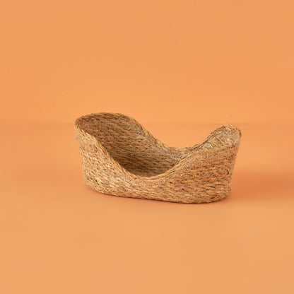 Berry Oval Hasır Sepet Seti Naturel - 4