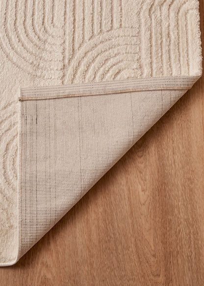 Moren Modern Halı Beyaz (100x300 cm)