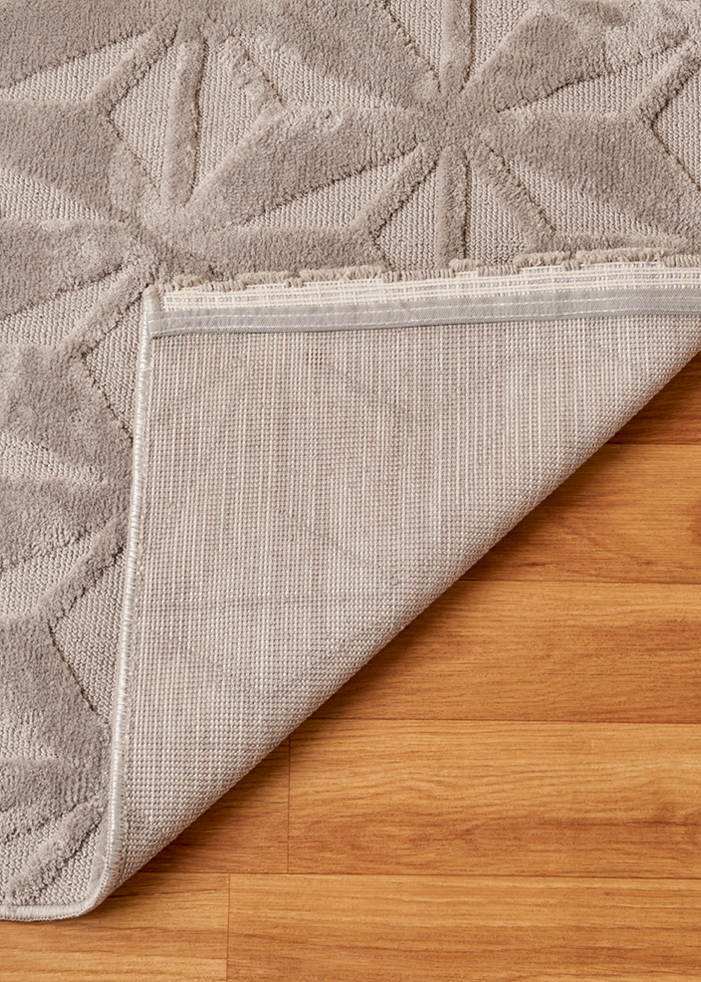 Tesio Modern Halı Beyaz (120x180 cm) - 80x300 cm - GRİ - 2