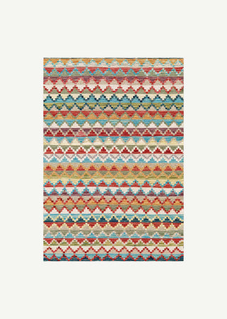 %100 Pamuk Boho Kilim (80x150 cm)