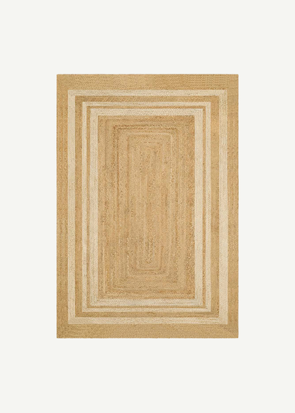 %100 Pamuk Cheer Kilim Naturel-Beyaz (120x180 cm)