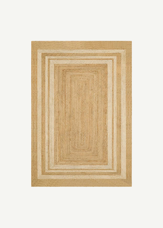 %100 Pamuk Cheer Kilim Naturel-Beyaz (120x180 cm)