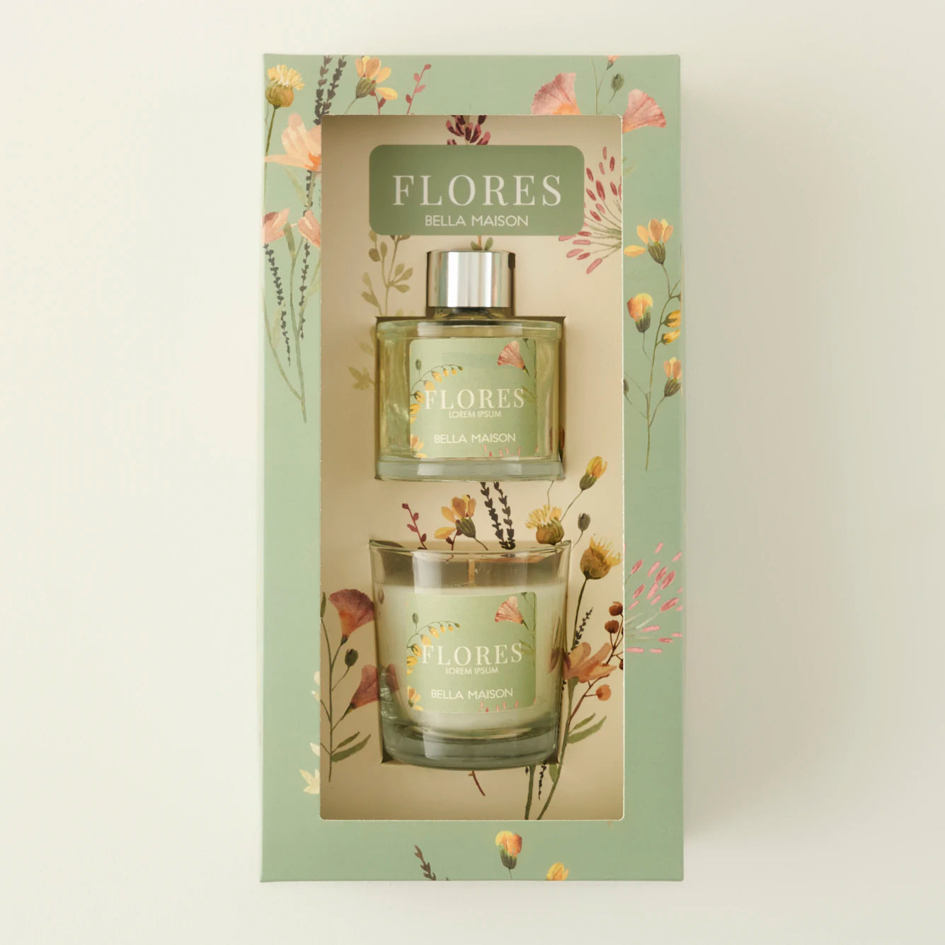 Flores 5 Parça Nevresim ve Koku Seti - 2