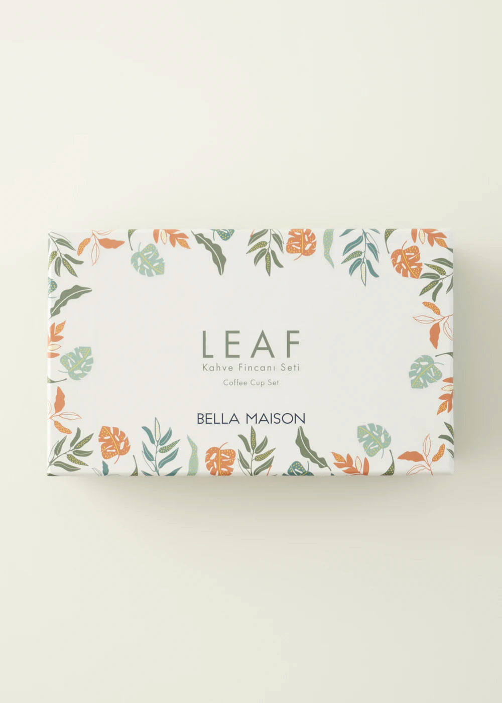 Leaf Porselen 2'li Kahve Fincanı Seti (120 cc) - 3