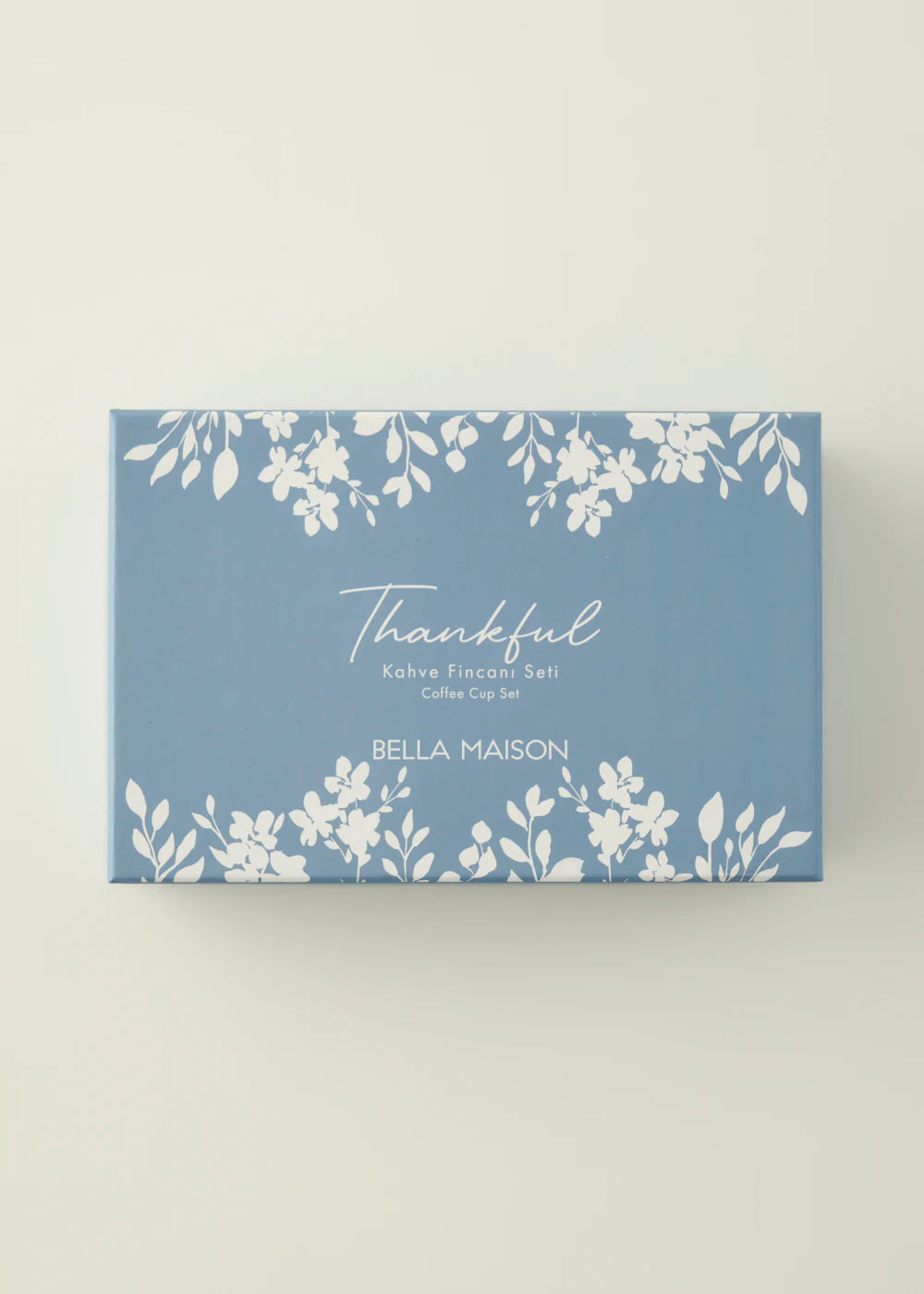 Thankful 2'li Porselen Kahve Fincanı Seti Mavi (90 cc) - 5