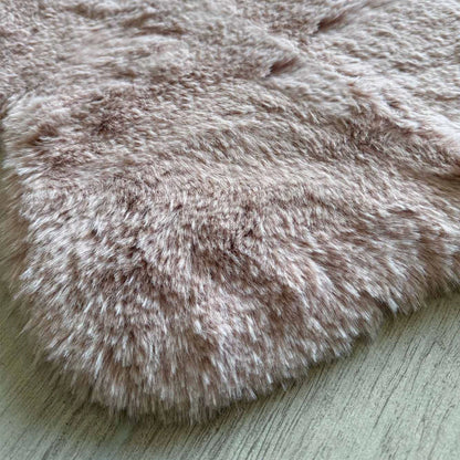 İPTAL Cozy Peluş Halı Gri (70x100 cm) - 100x140 cm - PEMBE - 2