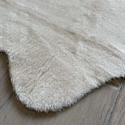 İPTAL Cozy Peluş Halı Gri (70x100 cm) - 70x100 cm - KREM - 2