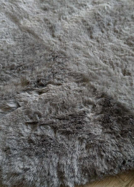 Cozy Peluş Halı Gri (100x140 cm)