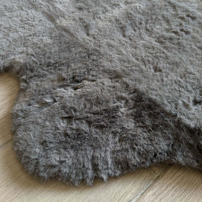 İPTAL Cozy Peluş Halı Gri (70x100 cm) - 100x140 cm - GRİ - 2