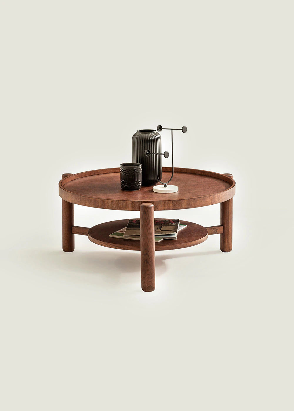 Lirya Orta Sehpa Kahverengi (76x76x34 cm)