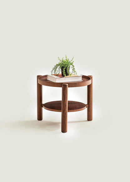 Lirya Orta Sehpa Kahverengi (76x76x34 cm)