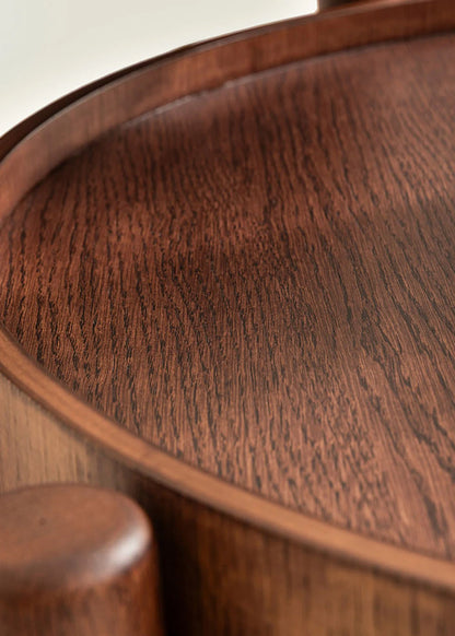 Lirya Orta Sehpa Kahverengi (76x76x34 cm) - 54x54x43 cm - KAHVERENGİ - 3