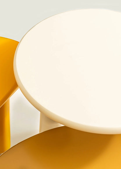 Lucea Yan Sehpa Bej (48x48x51 cm)